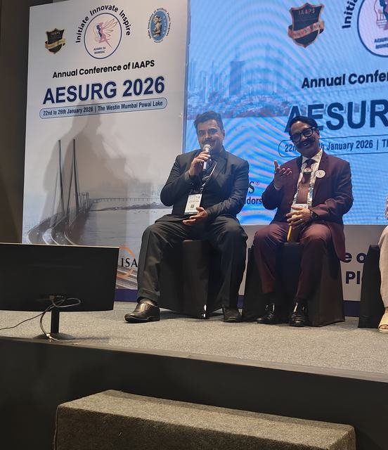 Dr. Ashutosh Shah at AESURG 2026, Mumbai (Jan 2026), photo 1