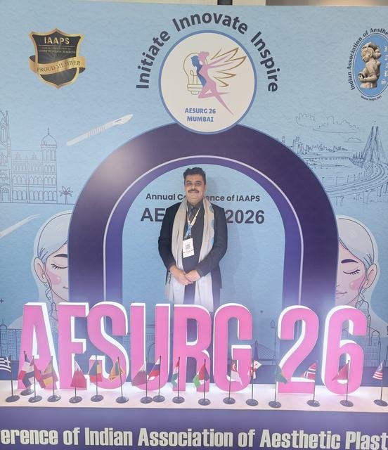 Dr. Ashutosh Shah at AESURG 2026, Mumbai (Jan 2026), photo 4