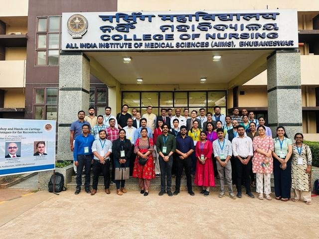 Dr. Ashutosh Shah at Ear reconstruction workshop, Bhubaneswar (Feb 2025), photo 2