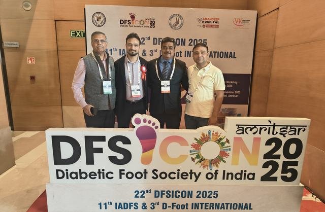 Dr. Ashutosh Shah at 22nd DFSICON 2025, Amritsar (Nov 2025), photo 2