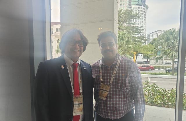Dr. Ashutosh Shah at International conference, Kuala Lumpur, Malaysia (Nov 2025), photo 2