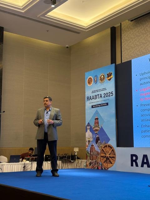 Dr. Ashutosh Shah at RAABTA 2025, Bhubaneswar (Aug 2025), photo 4