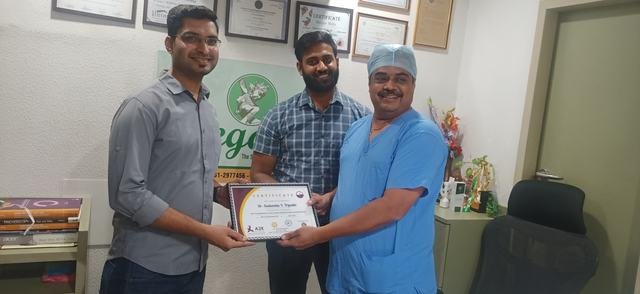 Dr. Ashutosh Shah training Dr. Sudhanshu, Surat (Oct–Nov 2022), photo 1