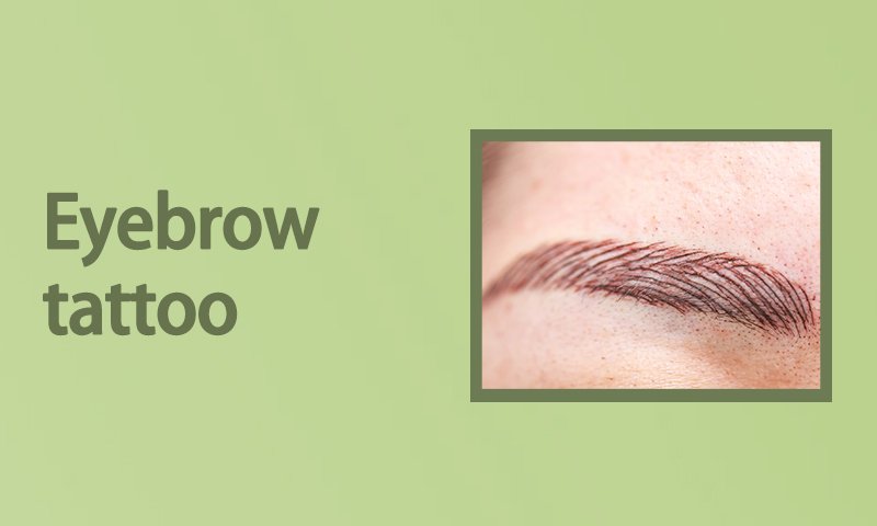 eyebrow shapes tattoo