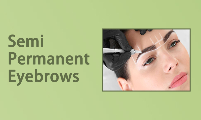 Semi-permanent eyebrows